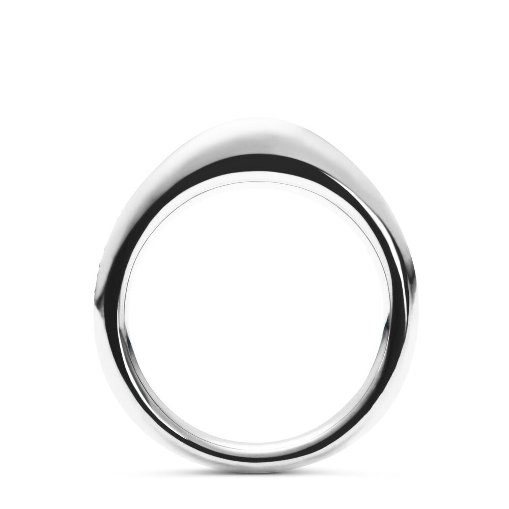 Lunar - Single Pavé Ring