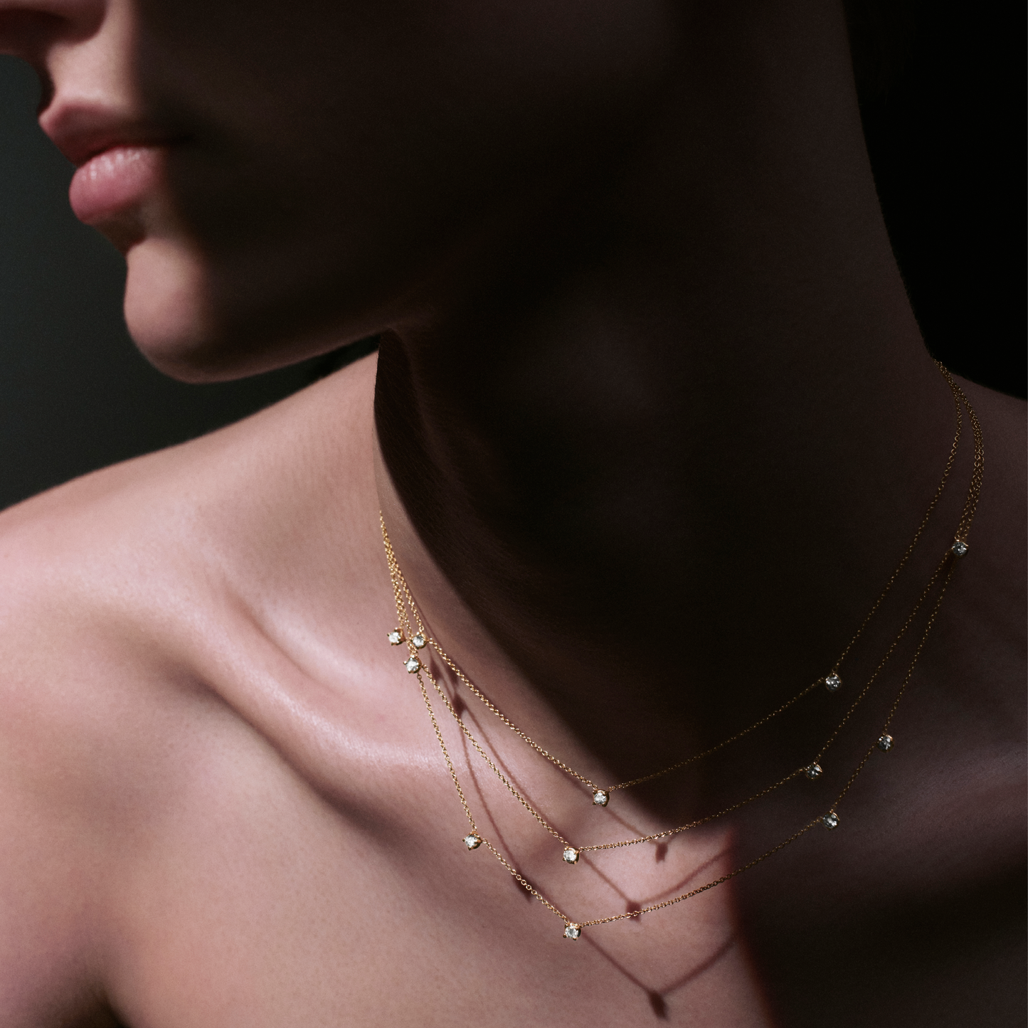 Stellar - 3 Diamond Necklace